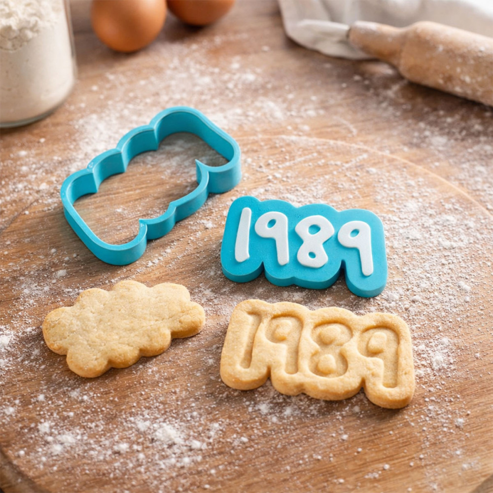 Emporte-pièce 1989 personnalisé – Impression 3D | Pâtisserie créative