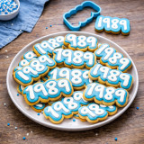 Emporte-pièce 1989 personnalisé – Impression 3D | Pâtisserie créative