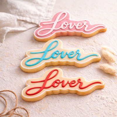 Emporte-pièce Lover en relief – Biscuit & Tampon 2-en-1 | The Delirium Workshop