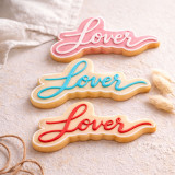 Emporte-pièce Lover en relief – Biscuit & Tampon 2-en-1 | The Delirium Workshop