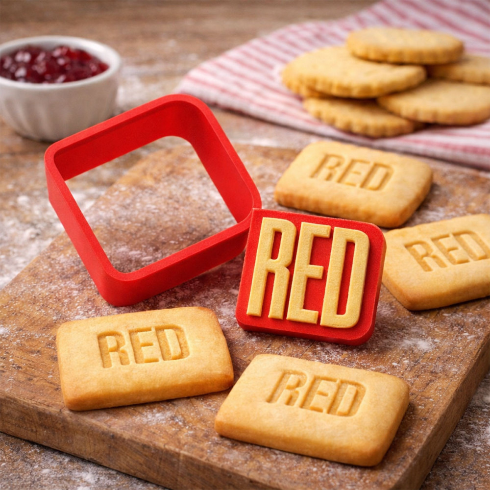 Emporte-pièce RED – Découpe & Tampon Biscuits | Collection RED