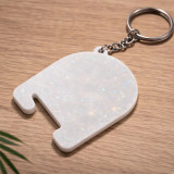 Porte-clé TTPD noir & blanc – Accessoire inspiré de l’ère TTPD