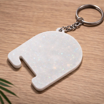 Porte-clé TTPD noir & blanc – Accessoire inspiré de l’ère TTPD