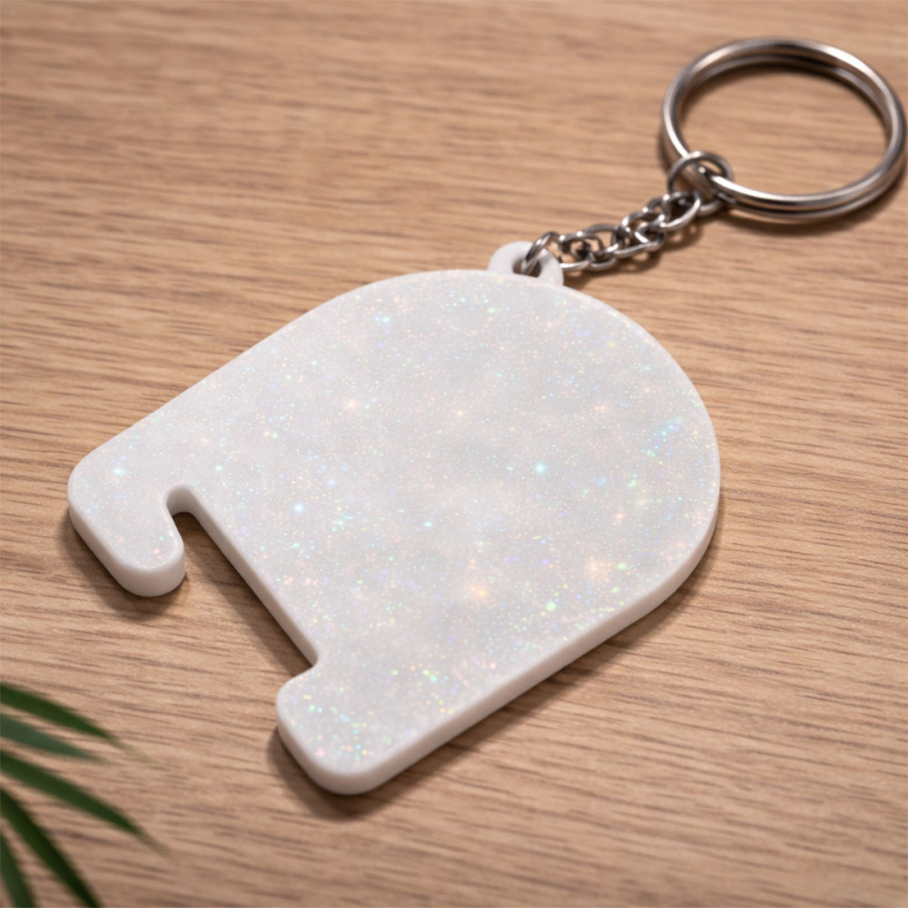 Porte-clé TTPD noir & blanc – Accessoire inspiré de l’ère TTPD