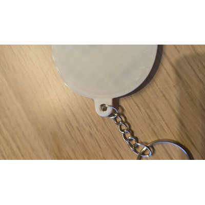 Porte-clé TTPD noir & blanc – Accessoire inspiré de l’ère TTPD