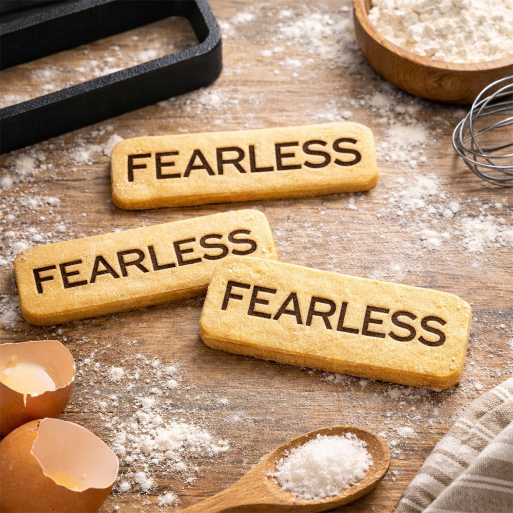 Emporte-pièce Fearless 2-en-1 – Découpe et estampillage biscuits