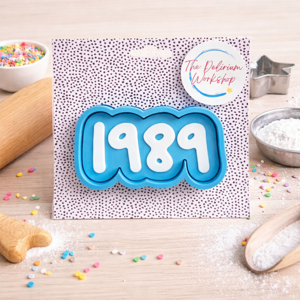 Emporte-pièce 1989 personnalisé – Impression 3D | Pâtisserie créative