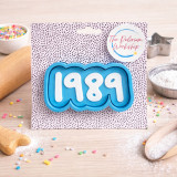 Emporte-pièce 1989 personnalisé – Impression 3D | Pâtisserie créative