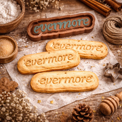 Emporte-pièce Evermore 2-en-1 – Découpe & Tampon Biscuits | The Delirium Workshop