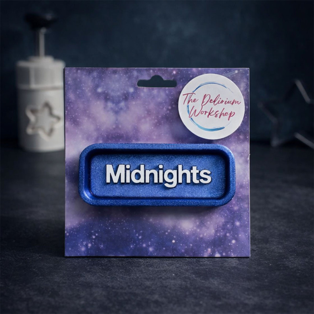 Emporte-pièce Biscuit Midnight – Tampon 2-en-1 Imprimé en 3D