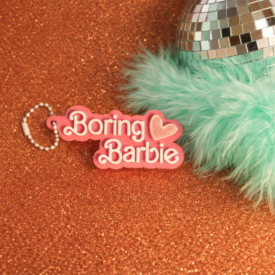 Porte-clés Boring Barbie – Édition Iconique | Barbie & Ken – Objet Collectible