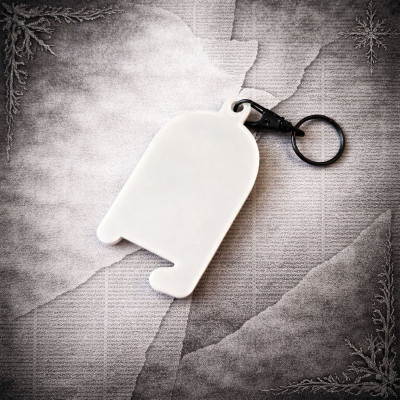 Porte-clé TTPD noir & blanc – Accessoire inspiré de l’ère TTPD
