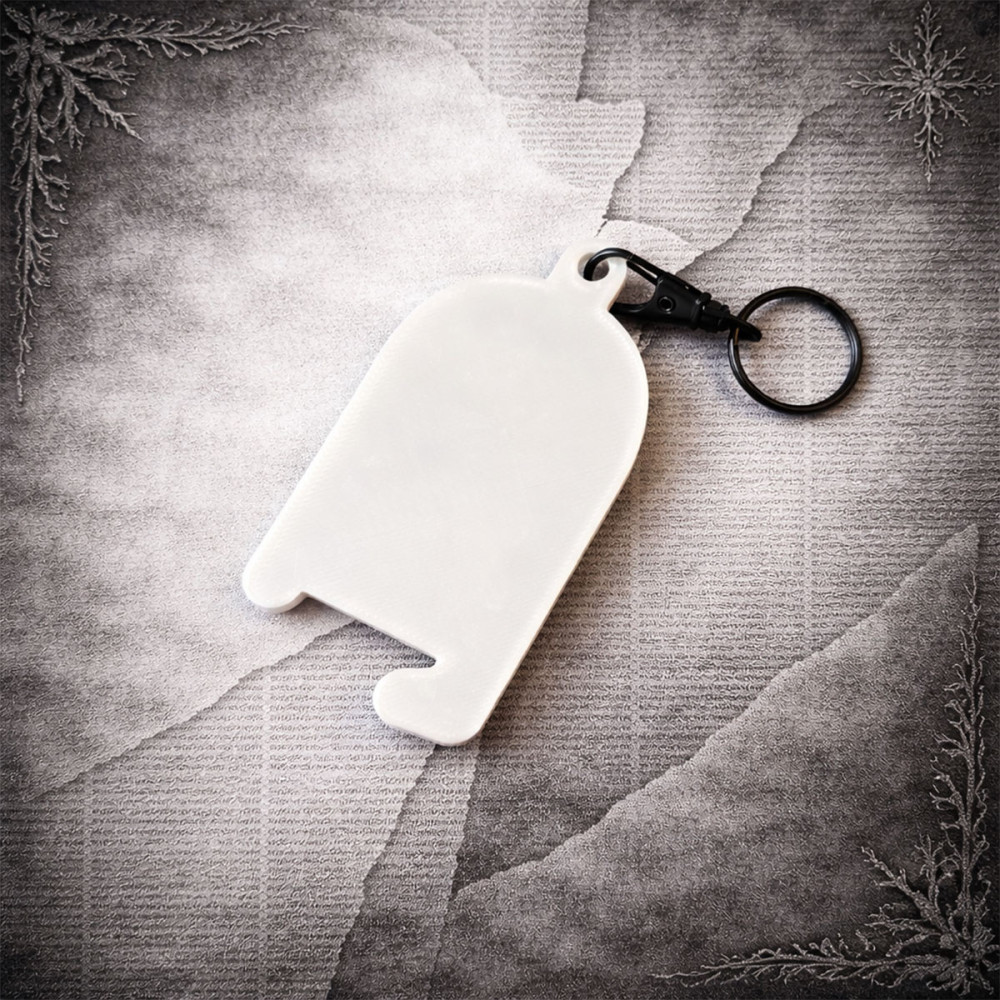 Porte-clé TTPD noir & blanc – Accessoire inspiré de l’ère TTPD