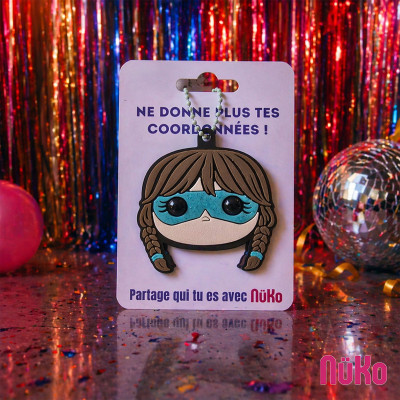 Porte-clé NFC NüKo Opalite – Accessoire connecté design | The Delirium Workshop