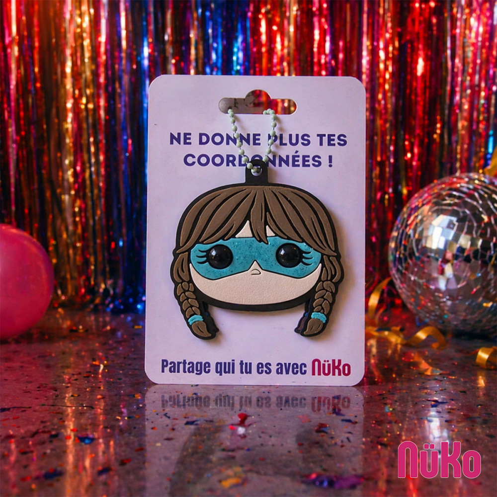Porte-clé NFC NüKo Opalite – Accessoire connecté design | The Delirium Workshop