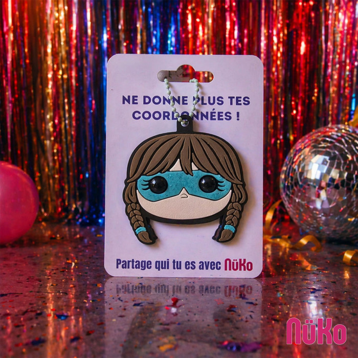 Porte-clé NFC NüKo Opalite – Accessoire connecté design | The Delirium Workshop